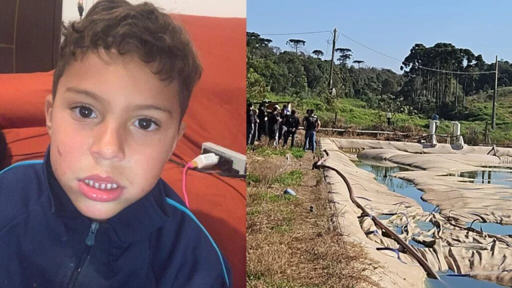 Menino de 5 anos desaparecido é encontrado morto em tanque de rejeitos em Araucária